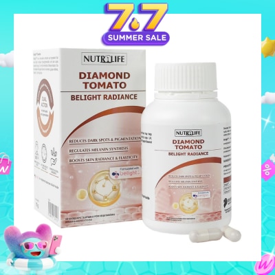 NUTRILIFE - Diamond Tomato Belight Radiance Vegetarian Capsule (To Reduce & Prevent Hyperpigmentation) 30s