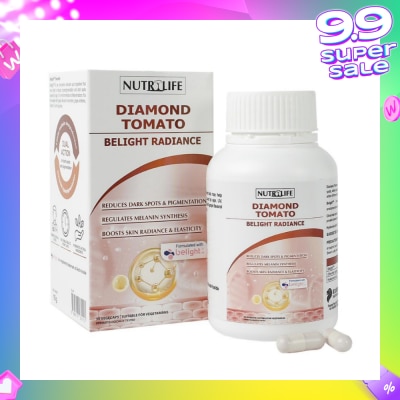 NUTRILIFE Diamond Tomato Belight Radiance Vegetarian Capsule (To Reduce & Prevent Hyperpigmentation) 30s