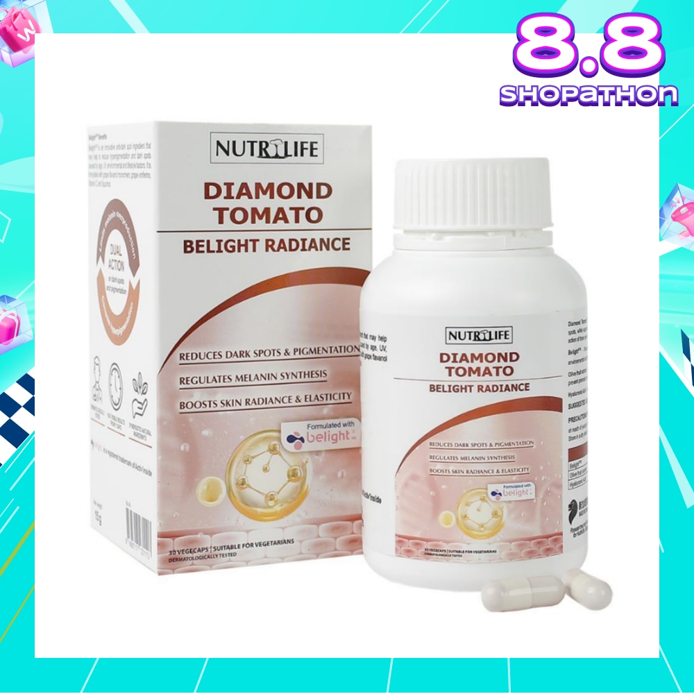 Diamond Tomato Belight Radiance Vegetarian Capsule (To Reduce & Prevent Hyperpigmentation) 30s