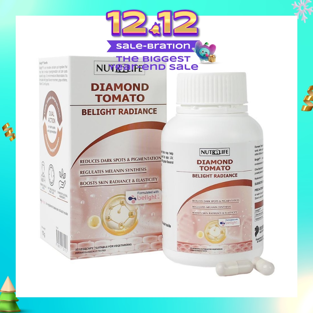 Diamond Tomato Belight Radiance Vegetarian Capsule (To Reduce & Prevent Hyperpigmentation) 30s