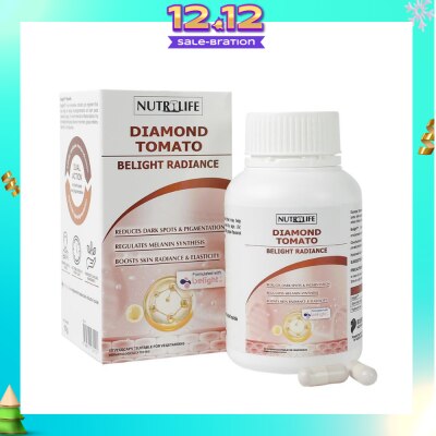 NUTRILIFE Diamond Tomato Belight Radiance Vegetarian Capsule (To Reduce & Prevent Hyperpigmentation) 30s