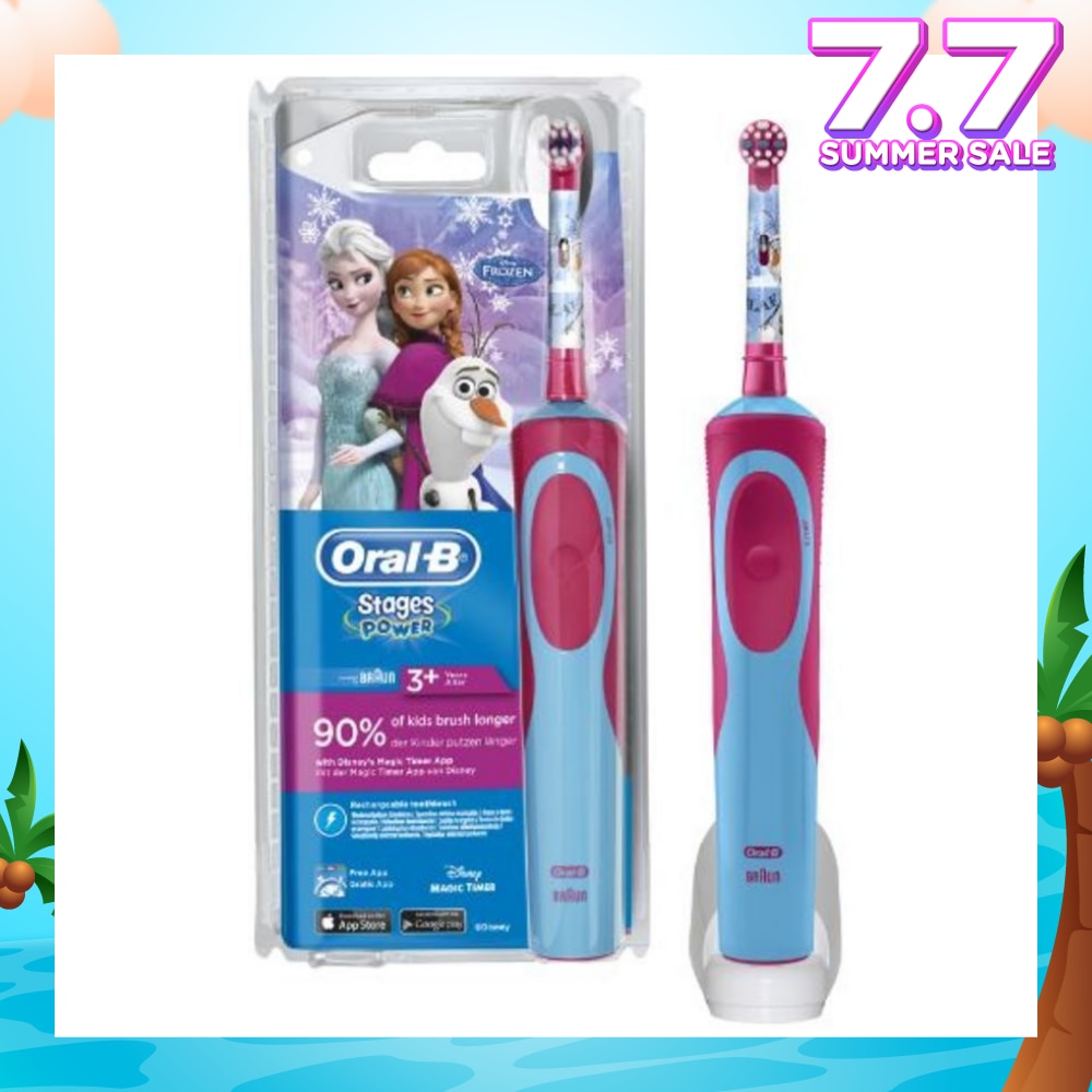 Stages Power 3+ Years Soft Electric Toothbrush (Frozen) 1 Count