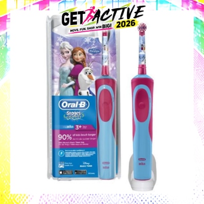 ORAL-B - Stages Power 3+ Years Soft Electric Toothbrush (Frozen) 1 Count image