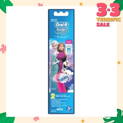 ORAL-B Stages Power Toothbrush Heads Featuring Frozen Characters 2 Count