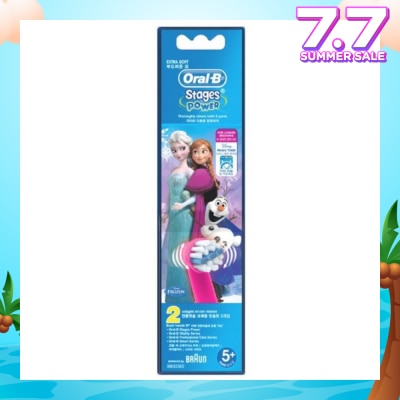 ORAL-B Stages Power Toothbrush Heads Featuring Frozen Characters 2 Count