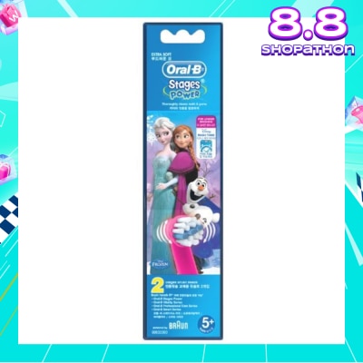 ORAL-B Stages Power Toothbrush Heads Featuring Frozen Characters 2 Count