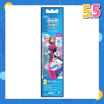 ORAL-B Stages Power Toothbrush Heads Featuring Frozen Characters 2 Count
