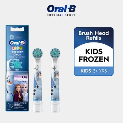 ORAL-B Kids Frozen 3+ Years Clean Electric Toothbrush Replacement Head 2s