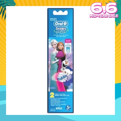 ORAL-B Stages Power Toothbrush Heads Featuring Frozen Characters 2 Count