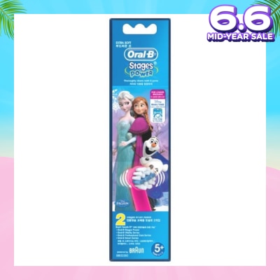 ORAL-B Stages Power Toothbrush Heads Featuring Frozen Characters 2 Count