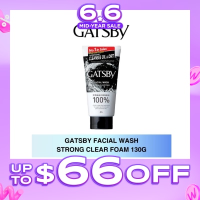 GATSBY - Facial Wash Strong Clear Foam 130g