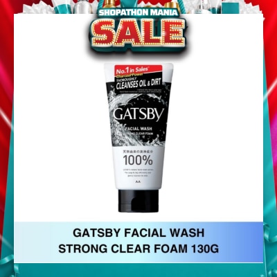 GATSBY - Facial Wash Strong Clear Foam 130g