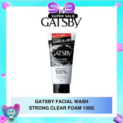 GATSBY - Facial Wash Strong Clear Foam 130g image