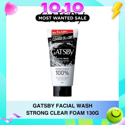 GATSBY Facial Wash Strong Clear Foam 130g image