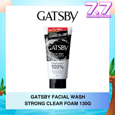 GATSBY Facial Wash Strong Clear Foam 130g