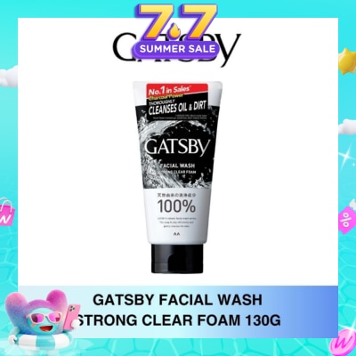 GATSBY - Facial Wash Strong Clear Foam 130g