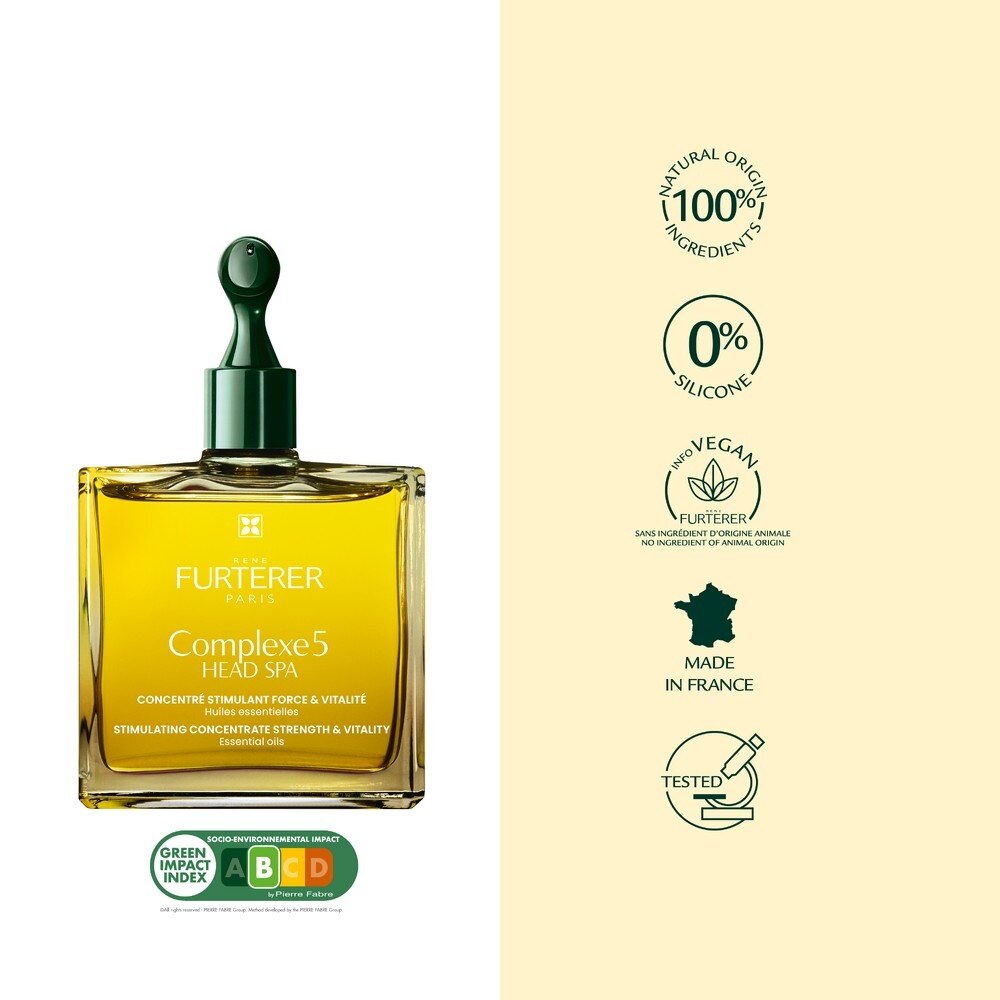 Complexe 5 Head SPA Stimulating Concentrate Strength & Vitality Essential Oils (For All Scalp Types) 50ml