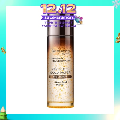 BIO ESSENCE 24K Black Gold Water Pro Line Defy (+Nano Gold Peptide) 100ml