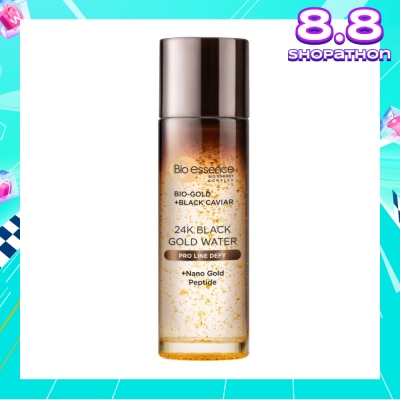 BIO ESSENCE 24K Black Gold Water Pro Line Defy (+Nano Gold Peptide) 100ml