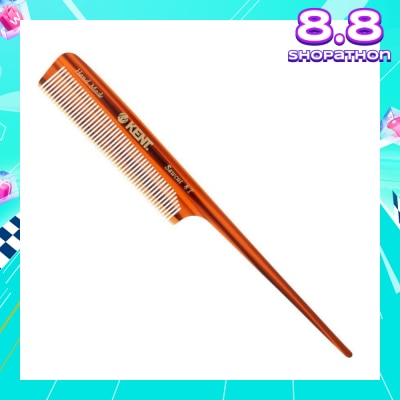 KENT BRUSHES A8T (Handmade Fine Tail Comb For Backcombing, Seperating And Sectioning Hair) 1s