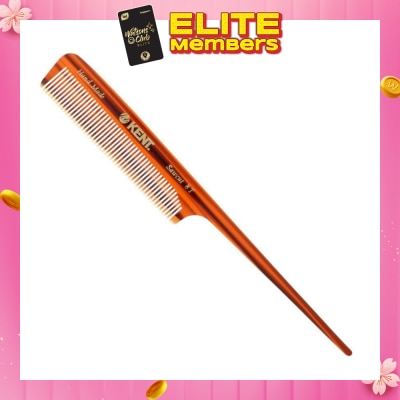 KENT BRUSHES A8T (Handmade Fine Tail Comb For Backcombing, Seperating And Sectioning Hair) 1s
