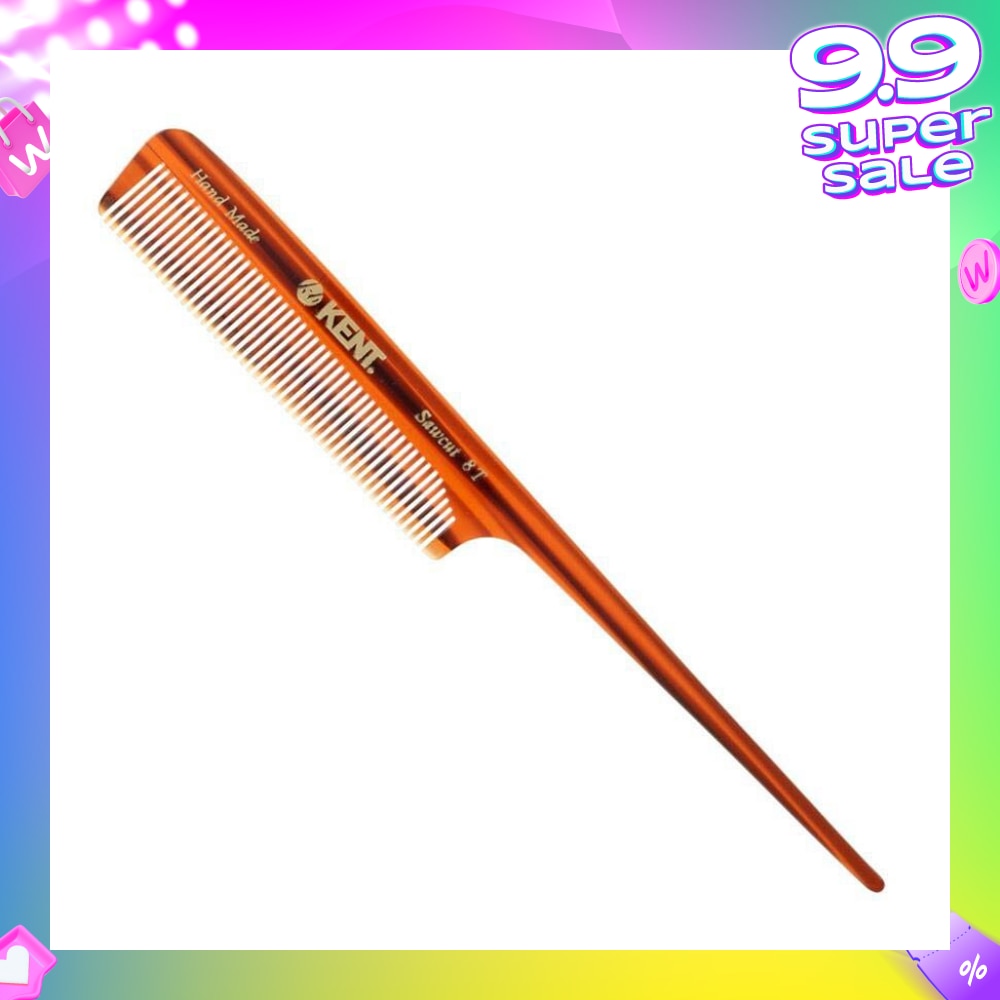 A8T (Handmade Fine Tail Comb For Backcombing, Seperating And Sectioning Hair) 1s