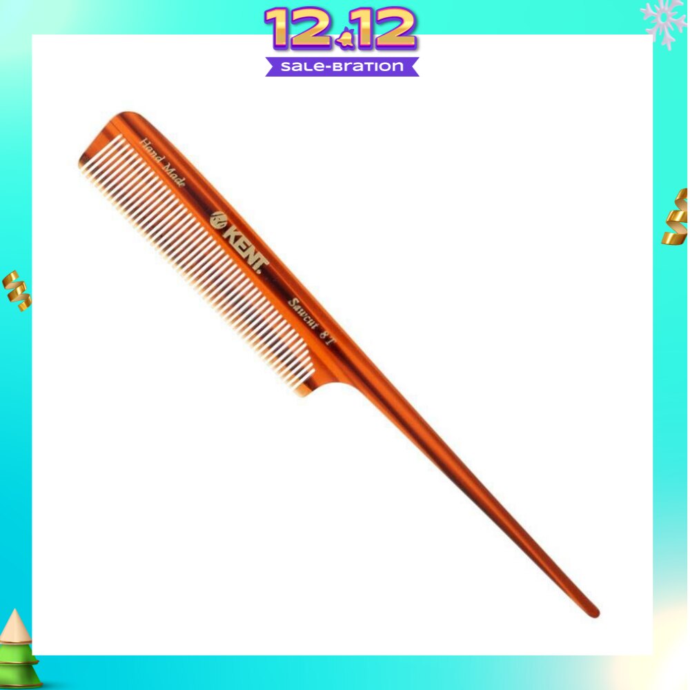 A8T (Handmade Fine Tail Comb For Backcombing, Seperating And Sectioning Hair) 1s