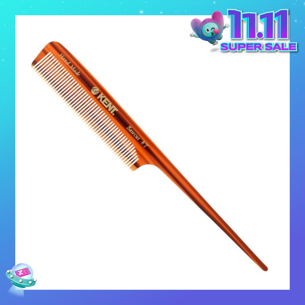 A8T (Handmade Fine Tail Comb For Backcombing, Seperating And Sectioning Hair) 1s