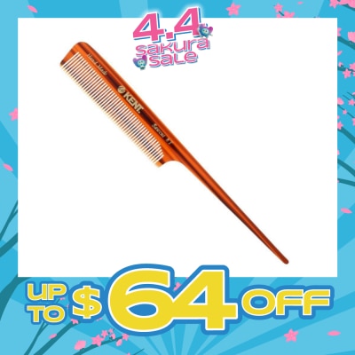 KENT BRUSHES - A8T (Handmade Fine Tail Comb For Backcombing, Seperating And Sectioning Hair) 1s