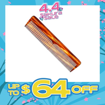 KENT BRUSHES - A16T (Handmade 185mm Large Dressing Table Comb) 1s