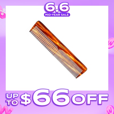 KENT BRUSHES - A16T (Handmade 185mm Large Dressing Table Comb) 1s