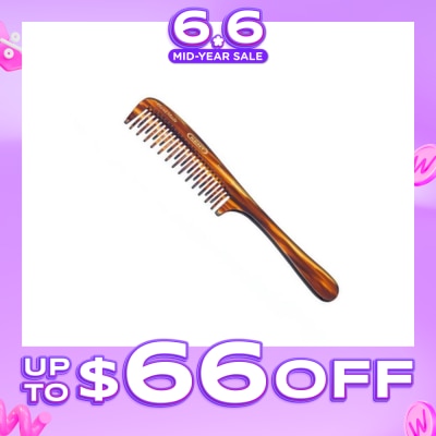 KENT BRUSHES - A21T (Handmade 200Mm Double Row Detangling Comb) 1s