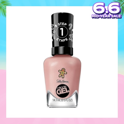 SALLY HANSEN Miracle Gel Holiday (908 Oh Ginger) Helps To Create A Look That Feels Professional Yet Is Easily Achieved At Home 14.7ml