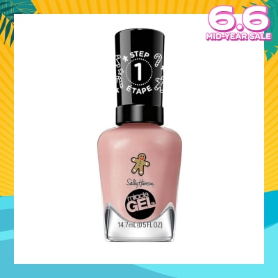 SALLY HANSEN Miracle Gel Holiday (908 Oh Ginger) Helps To Create A Look That Feels Professional Yet Is Easily Achieved At Home 14.7ml