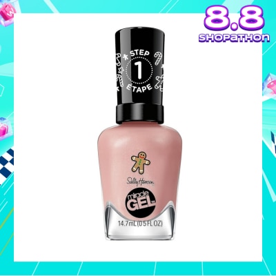 SALLY HANSEN Miracle Gel Holiday (908 Oh Ginger) Helps To Create A Look That Feels Professional Yet Is Easily Achieved At Home 14.7ml