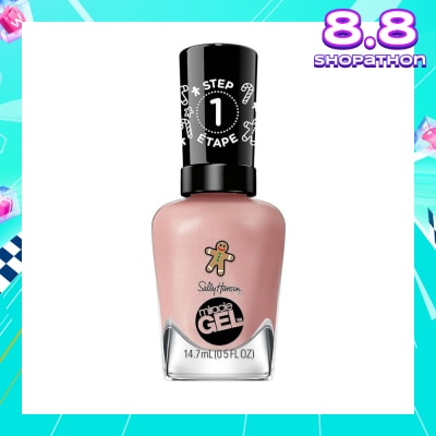 SALLY HANSEN Miracle Gel Holiday (908 Oh Ginger) Helps To Create A Look That Feels Professional Yet Is Easily Achieved At Home 14.7ml