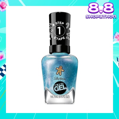 SALLY HANSEN Miracle Gel Holiday (910 Frosted) Helps To Create A Look That Feels Professional Yet Is Easily Achieved At Home 14.7ml
