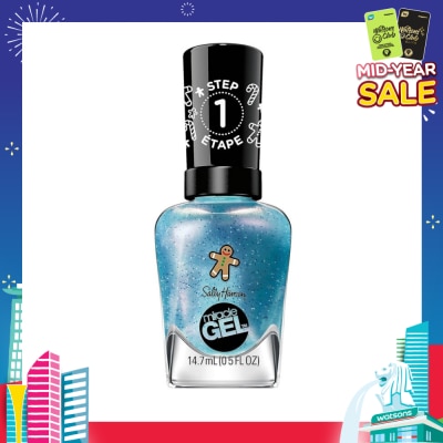 SALLY HANSEN Miracle Gel Holiday (910 Frosted) Helps To Create A Look That Feels Professional Yet Is Easily Achieved At Home 14.7ml