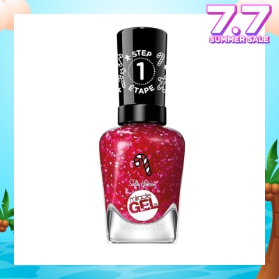 SALLY HANSEN Miracle Gel Holiday (912 Peppermint) Helps To Create A Look That Feels Professional Yet Is Easily Achieved At Home 14.7ml