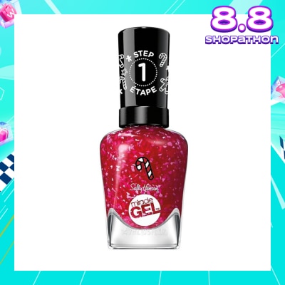 SALLY HANSEN Miracle Gel Holiday (912 Peppermint) Helps To Create A Look That Feels Professional Yet Is Easily Achieved At Home 14.7ml