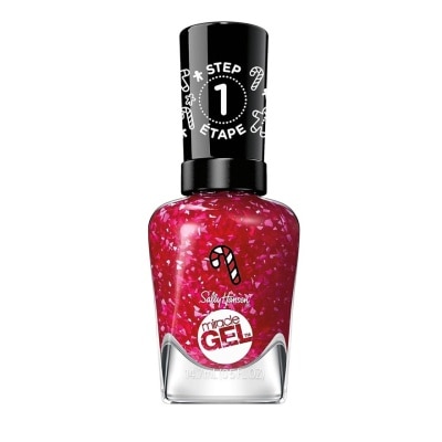 SALLY HANSEN Miracle Gel Holiday (912 Peppermint) Helps To Create A Look That Feels Professional Yet Is Easily Achieved At Home 14.7ml