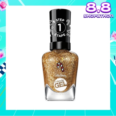SALLY HANSEN Miracle Gel Holiday (914 M Glitter) Helps To Create A Look That Feels Professional Yet Is Easily Achieved At Home 14.7ml