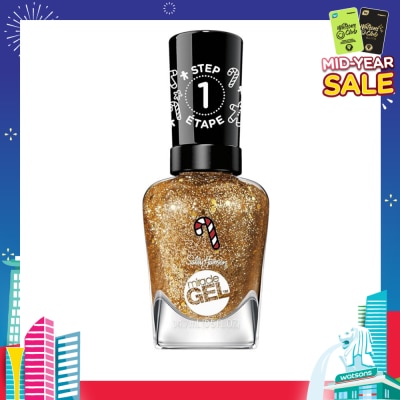 SALLY HANSEN Miracle Gel Holiday (914 M Glitter) Helps To Create A Look That Feels Professional Yet Is Easily Achieved At Home 14.7ml