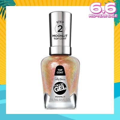 SALLY HANSEN Miracle Gel Moonlit Iv (Top Coat For A One Of A Kind Opalescent Nail Look) 14.7ml