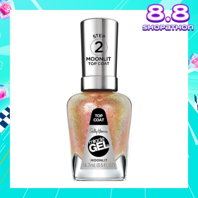 SALLY HANSEN Miracle Gel Moonlit Iv (Top Coat For A One Of A Kind Opalescent Nail Look) 14.7ml