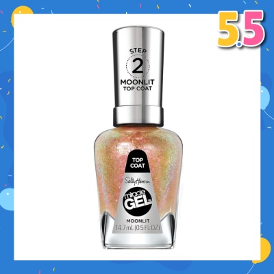SALLY HANSEN Miracle Gel Moonlit Iv (Top Coat For A One Of A Kind Opalescent Nail Look) 14.7ml