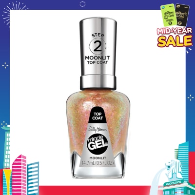 SALLY HANSEN Miracle Gel Moonlit Iv (Top Coat For A One Of A Kind Opalescent Nail Look) 14.7ml