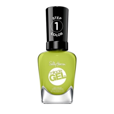 SALLY HANSEN Miracle Gel Nail Polish Lacquer (764 Cactus Makes Perfect) Helps To Create A Look That Feels Professional Yet Is Easily Achieved At Home 14.7ml