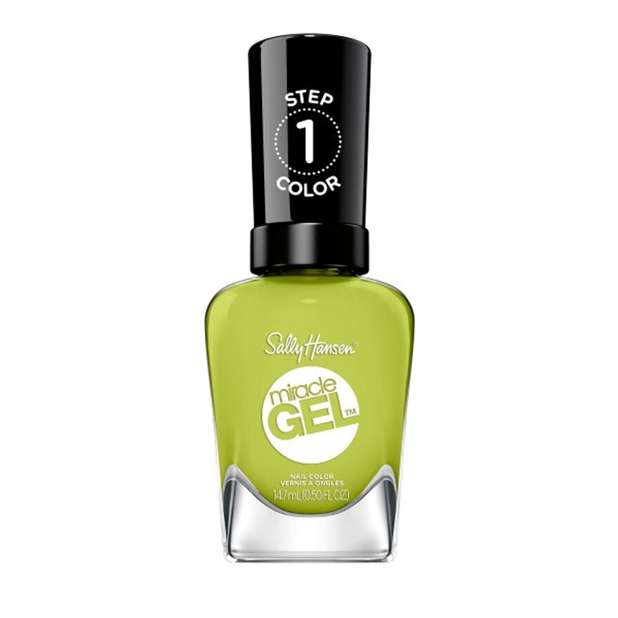 Miracle Gel Nail Polish Lacquer (764 Cactus Makes Perfect) Helps To Create A Look That Feels Professional Yet Is Easily Achieved At Home 14.7ml