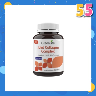 GREENLIFE Joint Collagen Complex Dietary Supplement Capsules (For Complete Joint & Skin Support) 60s